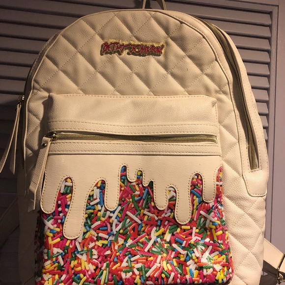 betsey johnson sprinkles backpack